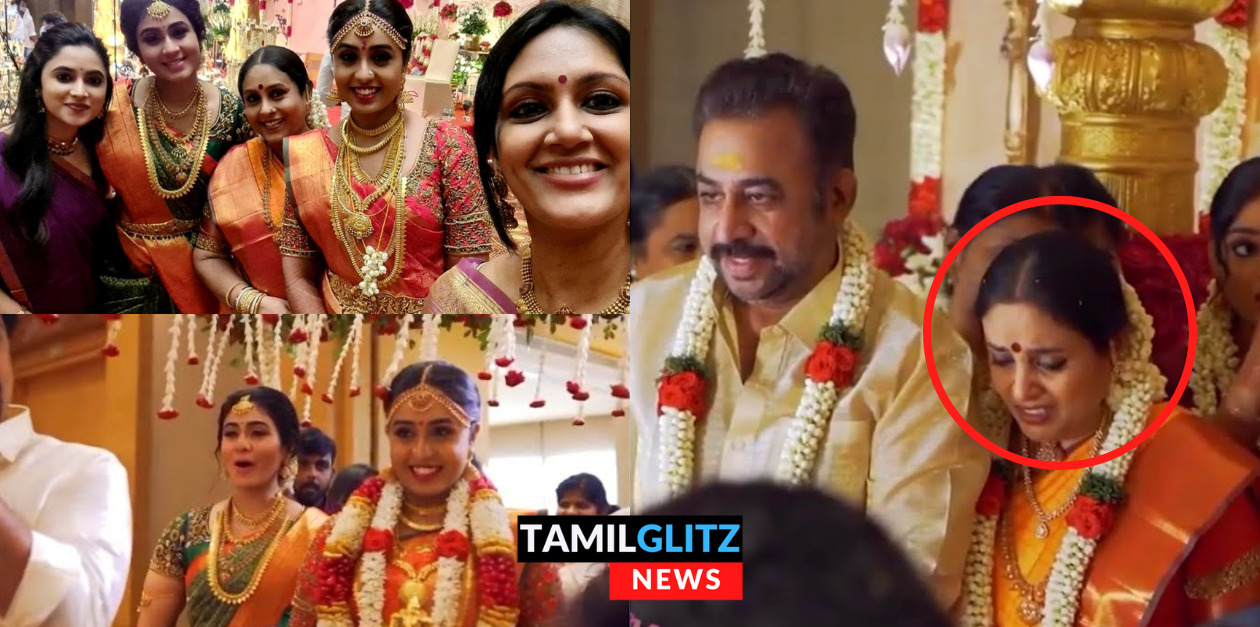 மகளுக்கு நடந்த பிரம்மாண்ட திருமணம்..உணர்ச்சி பெருக்கில் கண் கலங்கிய சரண்யா மற்றும் பொன்வண்ணன் 7