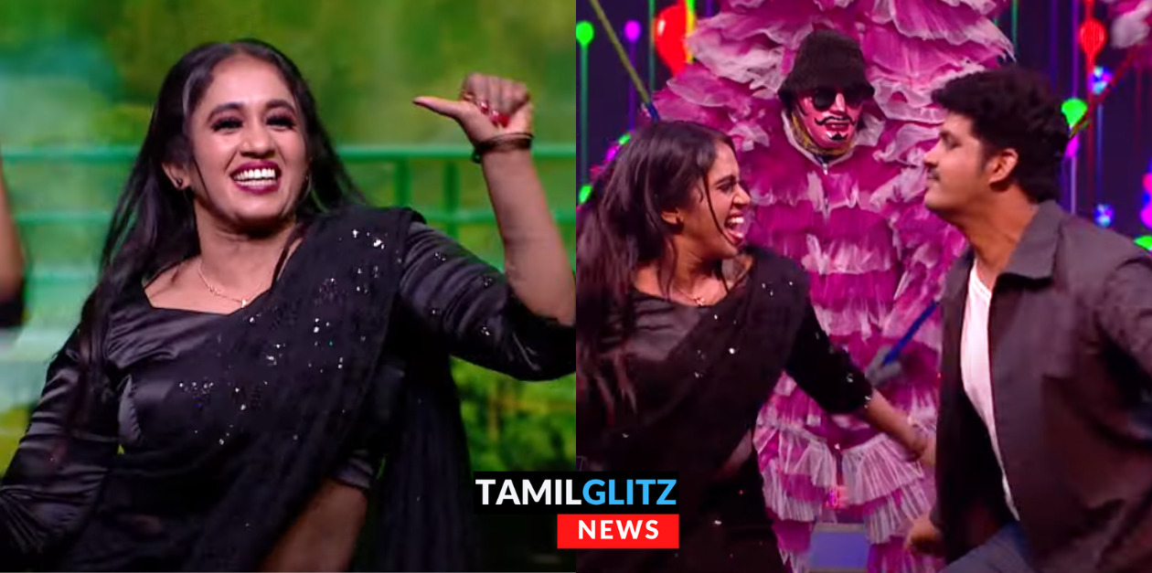 குஷி படத்தில் வரும் ஜோதிகா, விஜய் போலவே மேகம் கருக்குது பாட்டுக்கு குத்தாட்டம் போட்ட தாமரை & பார்த்தி 117