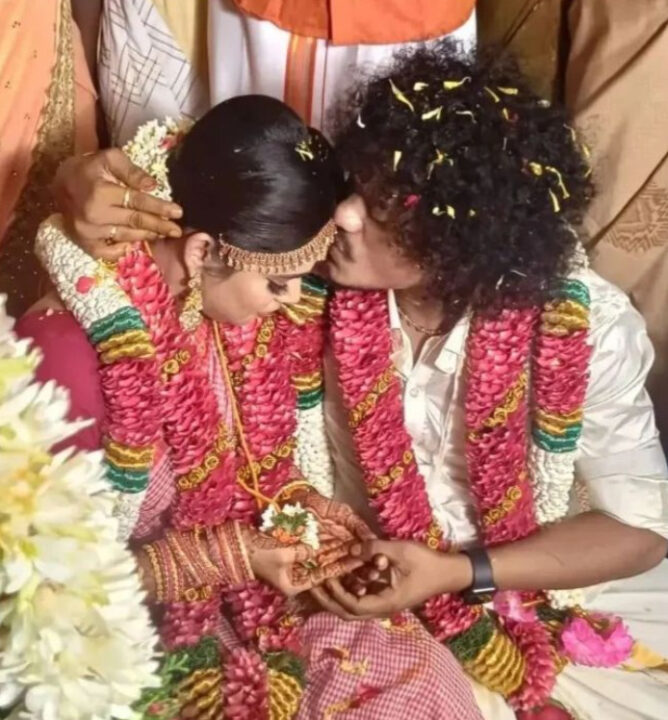 6 வருட காதலியின் கழுத்தில் தாலி கட்டிய புகழ்.! மிக எளிமையாக நடந்த திருமணம்..! 5