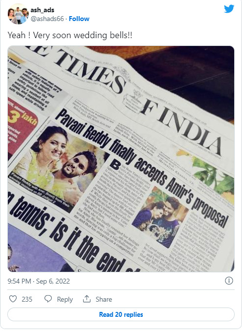 பாவனியுடன் விரைவில் திருமணம்.!! திடீரென அறிவித்த அமீர்..! மனுஷன் எவ்ளோ வேகமா இருக்கான்யா 5