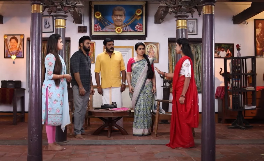 மூர்த்தியை நிற்க வைத்து சரமாரியாக கேள்வி கேட்கும் மீனா.. நிலைகுலைந்த மூர்த்தி.. 3