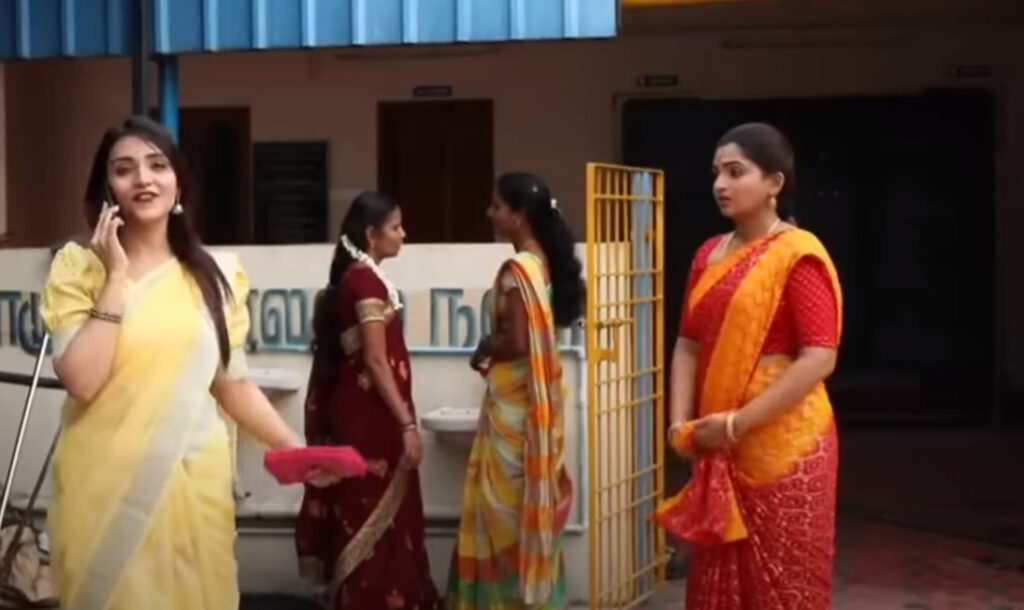 வயிற்றில் குழந்தையுடன் வழுக்கி விழுந்த வசு.! இன்றைய முழு எபிசோட் விவரம்..! 5