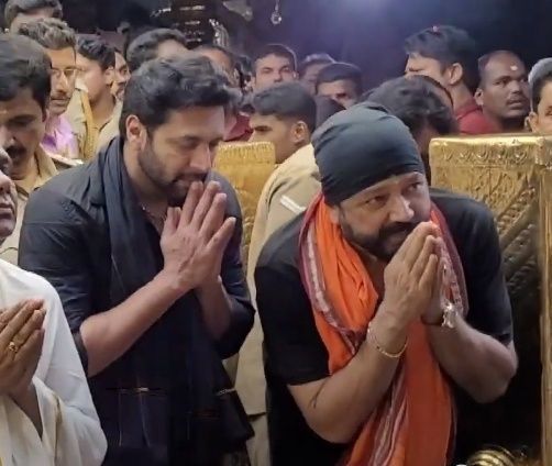 சபரிமலையில் சாமி தரிசனம் செய்த பொன்னியின் செல்வன்.! அழைத்து சென்ற ஆழ்வார்க்கடியான் 3