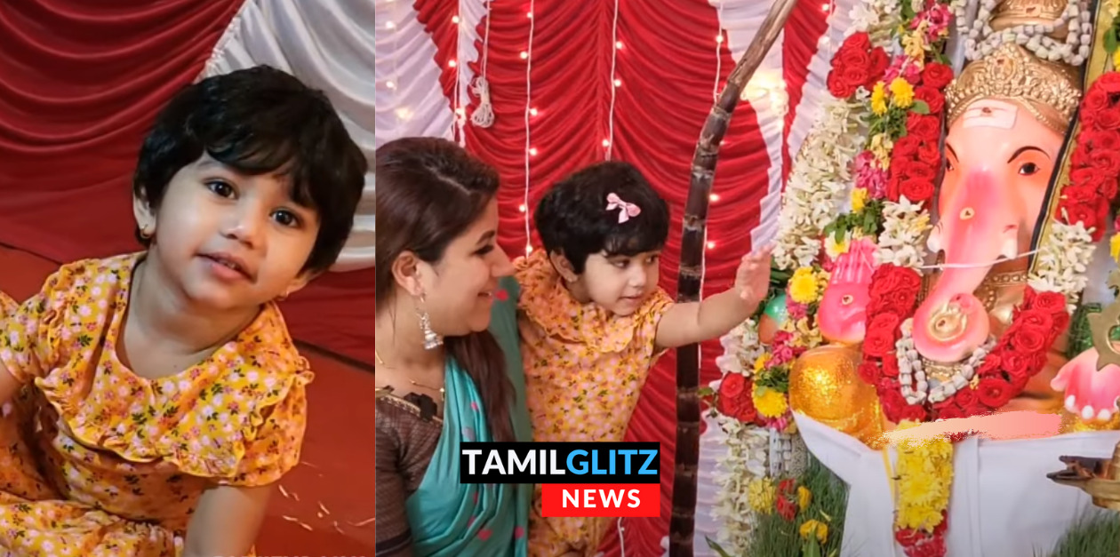 பிள்ளையாருடன் Cute ஆக விளையாடிய ஐலா குட்டி.! அழகா உக்காந்து பொறி திங்கிறத பாரு.! 131
