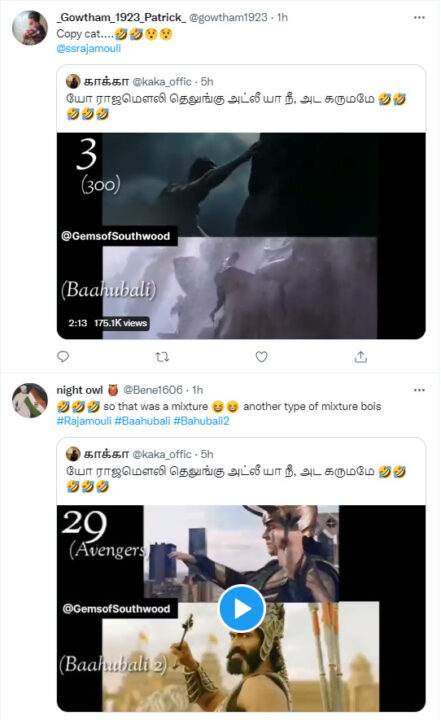 35 Hollywood படங்களை சுட்டு பாகுபலி எடுத்துள்ள ராஜமௌலி.. ஆதாரங்களுடன் போட்டு கிழிக்கும் தமிழ் ரசிகர்கள்.. 11