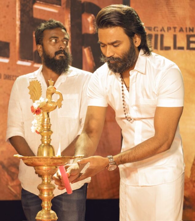 பூஜையுடன் தொடங்கியது தனுஷின் "கேப்டன் மில்லர்" படப்பிடிப்பு..! வெளியான அழகிய புகைப்படங்கள் 3