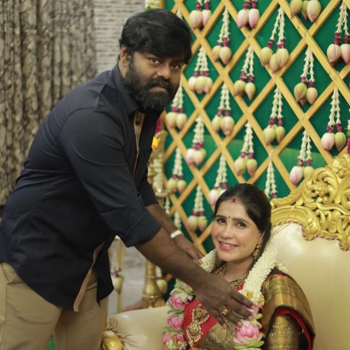 பிரபல நடிகர் ஆர்.கே. சுரேஷின் மனைவிக்கு நடந்த வளைகாப்பு..! வெளியான அழகிய புகைப்படங்கள் 3
