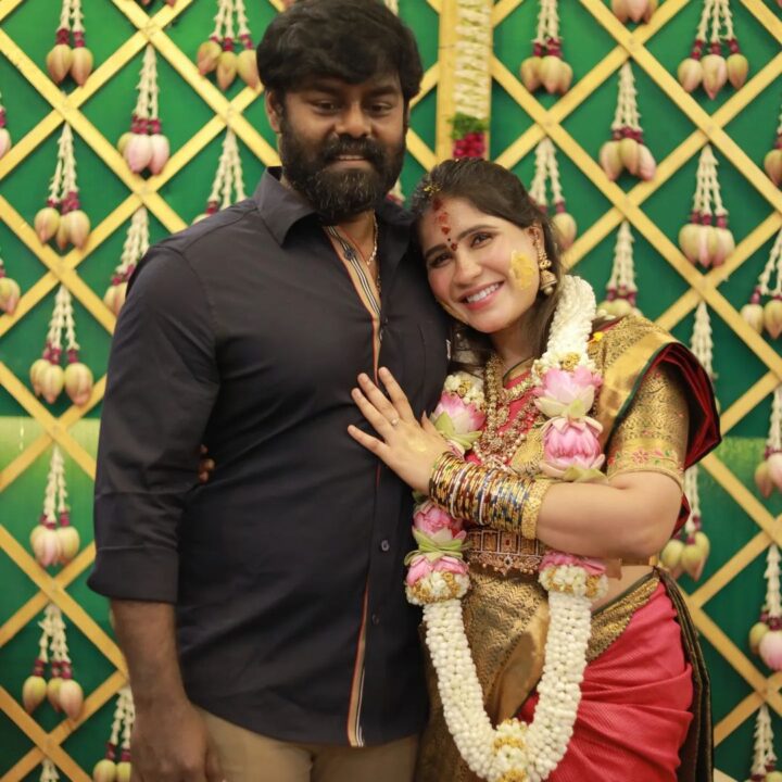 பிரபல நடிகர் ஆர்.கே. சுரேஷின் மனைவிக்கு நடந்த வளைகாப்பு..! வெளியான அழகிய புகைப்படங்கள் 5
