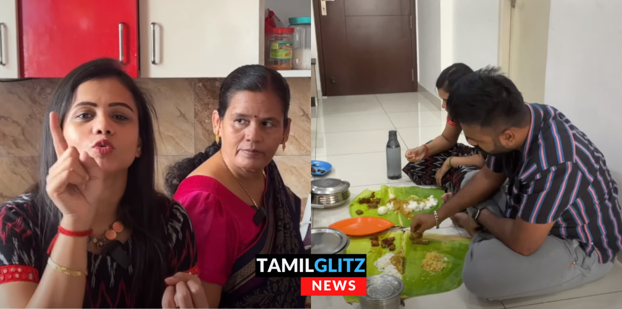 பெற்றோர்களின் எதிர்ப்பை மீறி திருமணம் செய்து கொண்ட மணிமேகலை.. முதன் முறையாக அழைத்து விருந்து வைத்த அம்மா.. 49