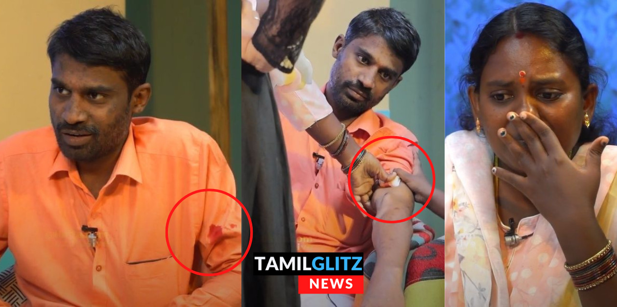 பேட்டியின் போதே கைகளில் இருந்து வழிந்த ர_த்தம்.! கதறி அழுத மனைவி..உணர்வுபூர்வமான தருணங்கள்.! 9
