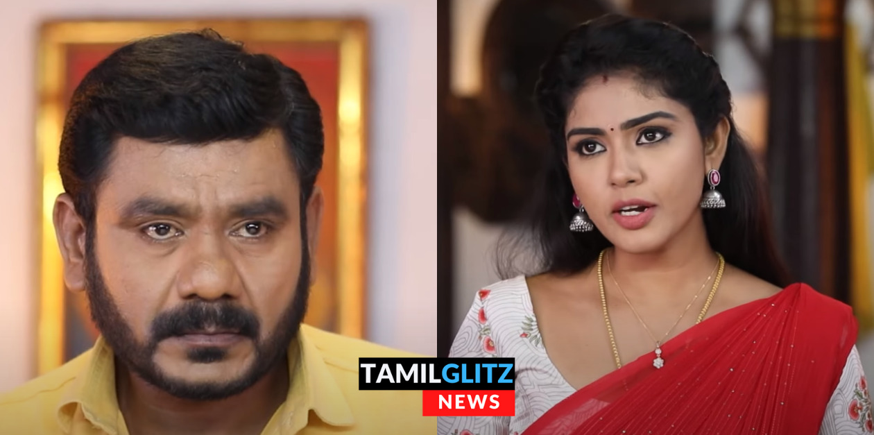 மூர்த்தியை நிற்க வைத்து சரமாரியாக கேள்வி கேட்கும் மீனா.. நிலைகுலைந்த மூர்த்தி.. 123