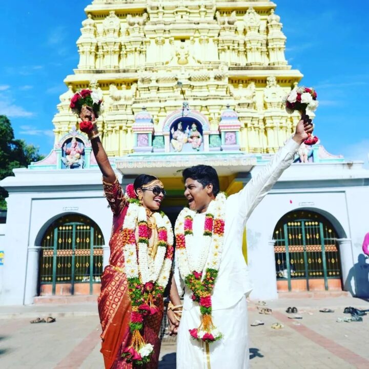 திருமணம் முடிந்த கையோடு மனைவியுடன் சேர்ந்து செண்டை மேளம் வாசித்து ஆடிய கோபி..! 3
