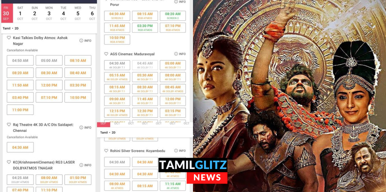 அமெரிக்காவில் மட்டும் 3.25 கோடி வசூல். தமிழகத்தில் எத்தனை கோடி தெரியுமா? வசூலை குவிக்கும் பொன்னியின் செல்வன் 57