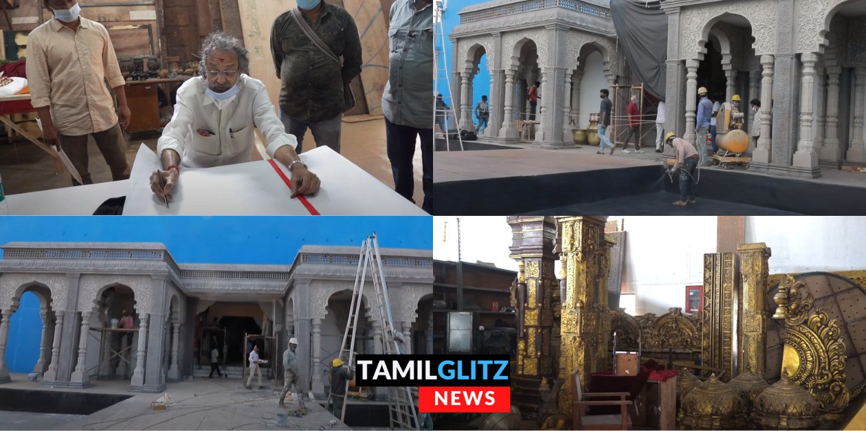 பொன்னியின் செல்வன் படத்துக்கு எப்படி செட் போட்ருக்காங்கனு பாருங்க.! வீடியோ வெளியிட்ட படக்குழு 79