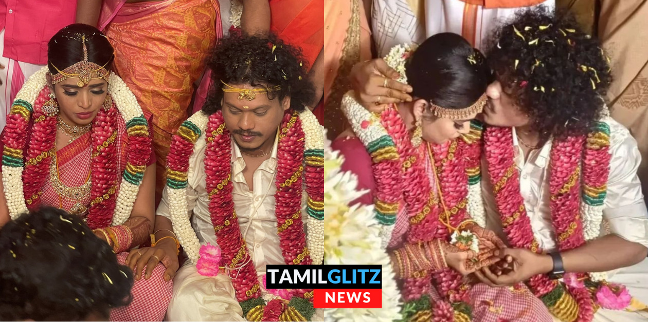 6 வருட காதலியின் கழுத்தில் தாலி கட்டிய புகழ்.! மிக எளிமையாக நடந்த திருமணம்..! 99