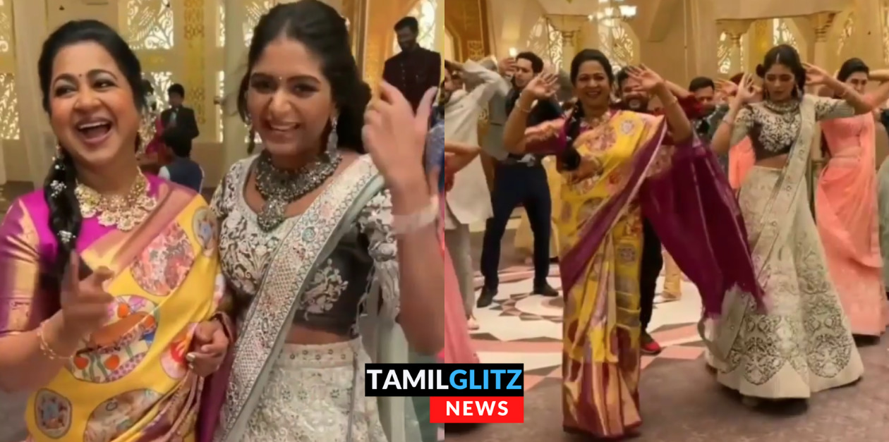 அதிதியுடன் சேர்ந்து குறும்புத்தனம் செய்த ராதிகா.! துணிக்கடை விளம்பரம் எடுக்கும் போது அலப்பறை 103