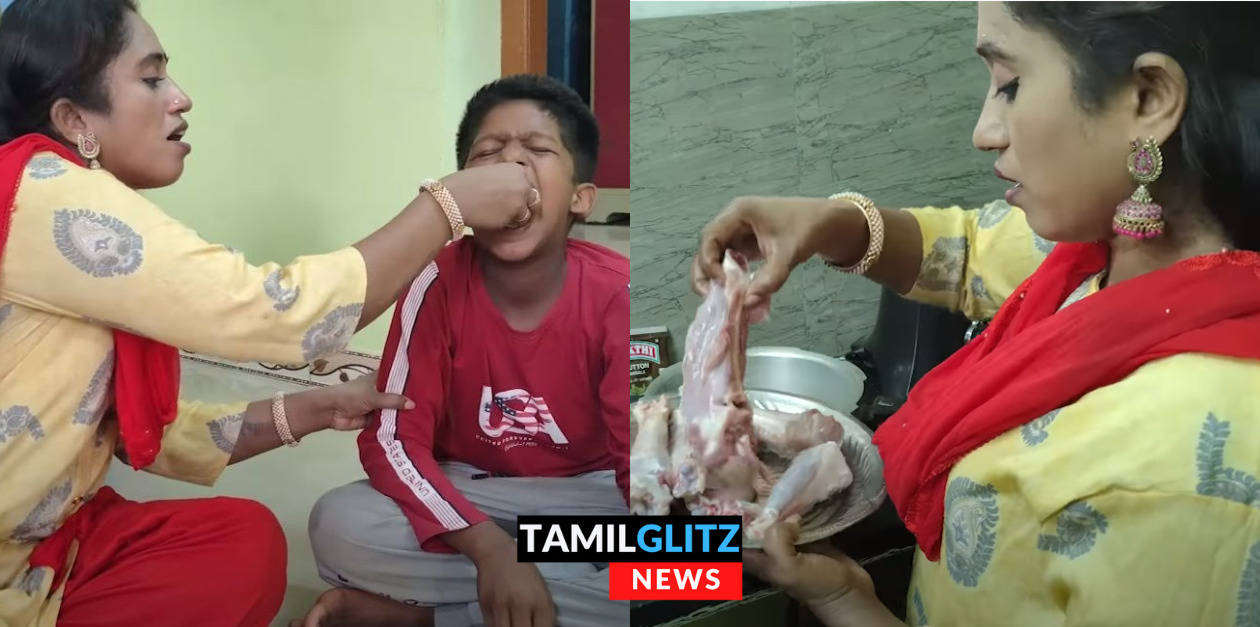 தாமரை அக்கா வைத்த கறிக் குழம்பு.! சும்மா தெருவே மணக்குது! பாக்கும் போதே சாப்பிடணும் போல இருக்கே.! 7