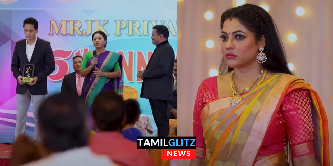 விருது வழங்கும் விழாவில் அசிங்கப்பட்ட ராதிகா.! மேடையில் கெத்து காட்டிய பாக்கியா.! 19