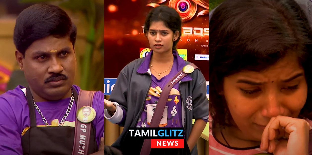 ஜிபி முத்து அப்பா மாதிரி.! ஜிபி முத்துவை அழ வைத்த தனலட்சுமியை வெளுத்து வாங்கிய ஜனனி 95