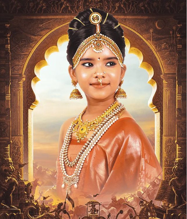 குட்டி குந்தவையாக மாறி மரண குத்தாட்டம் போட்ட பாரதி கண்ணம்மா ஹேமா.! Cute வீடியோ 3