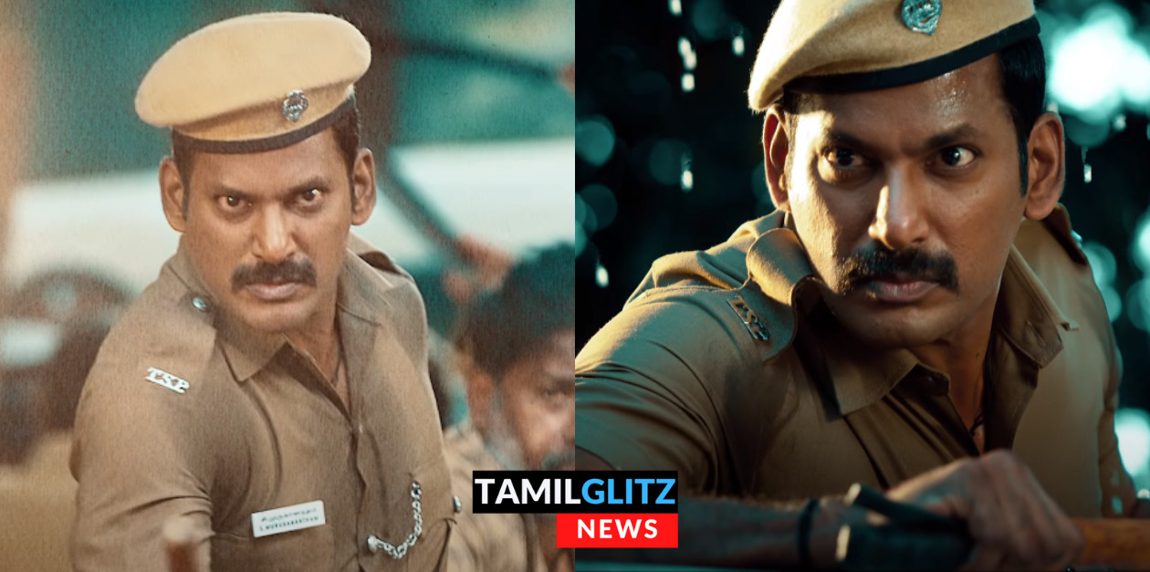 போலீஸாக மிரட்டி எடுத்துள்ள விஷால்.! லத்தி படத்தின் first சிங்கிளை வெளியிட்டது படக்குழு 109