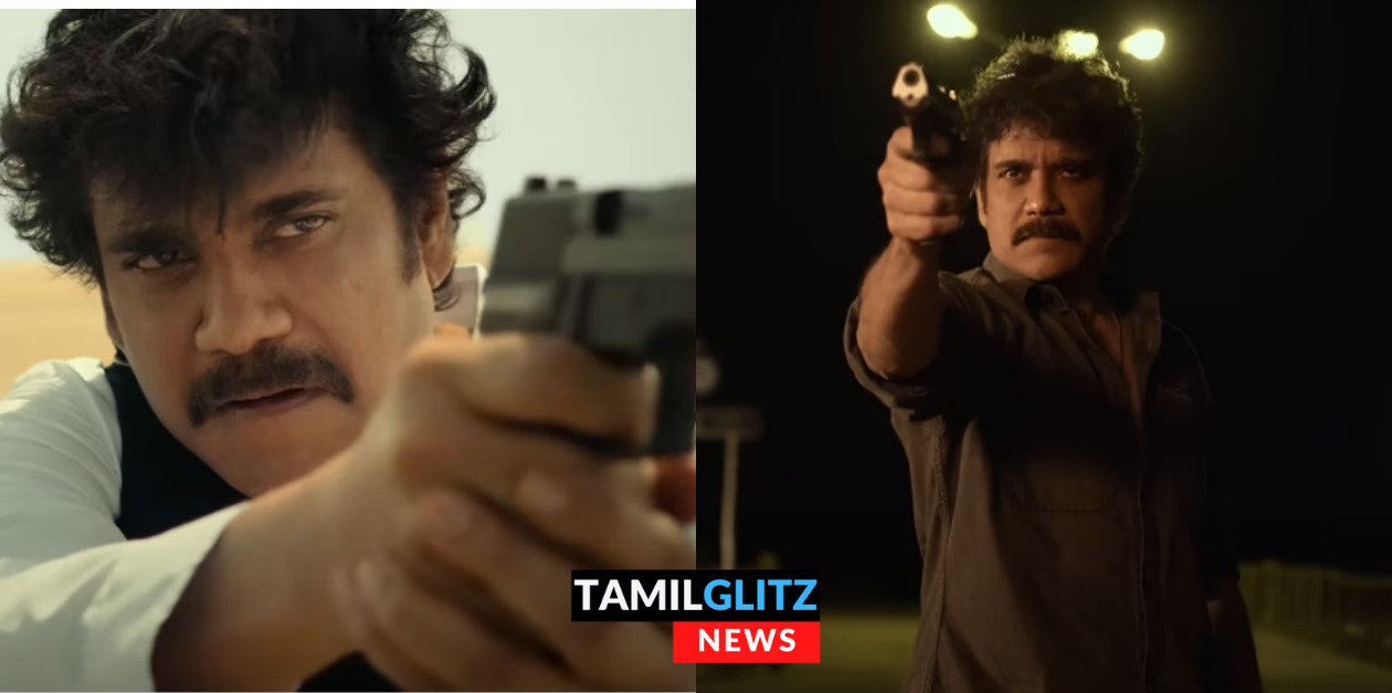 63 வயதிலும் ஆக்ஷனில் பின்னி எடுத்துள்ள நாகர்ஜுனா.! தி கோஸ்ட் படத்தின் ட்ரைலர் வெளியானது.! 83