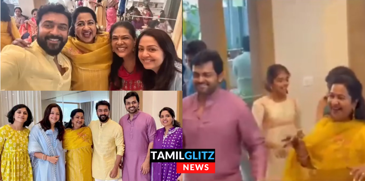 சூர்யாவுடன் இணைந்து தீபாவளி கொண்டாடிய ராதிகா.! மரண குத்தாட்டம் போட்ட கார்த்தி.! 125