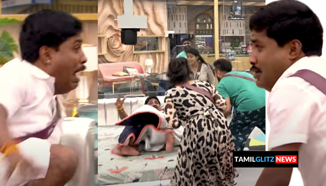 GP Muthu வேஷ்டியை வெச்சு விளையாடும் ராபர்ட் மாஸ்டர் "தெறிச்சு ஓடிய ஜிபி முத்து" 13
