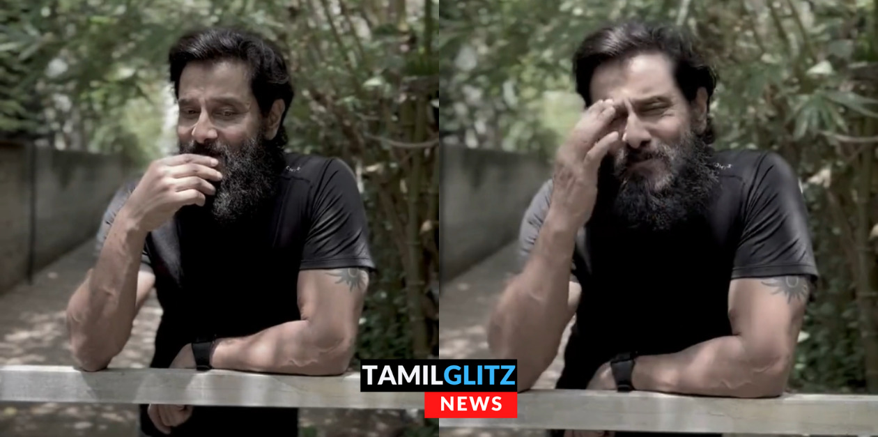 எல்லாருக்கும் எப்படி நன்றி சொல்றதுன்னே தெரியல.! நா தழுதழுக்க பேசிய சீயான் விக்ரம் 209