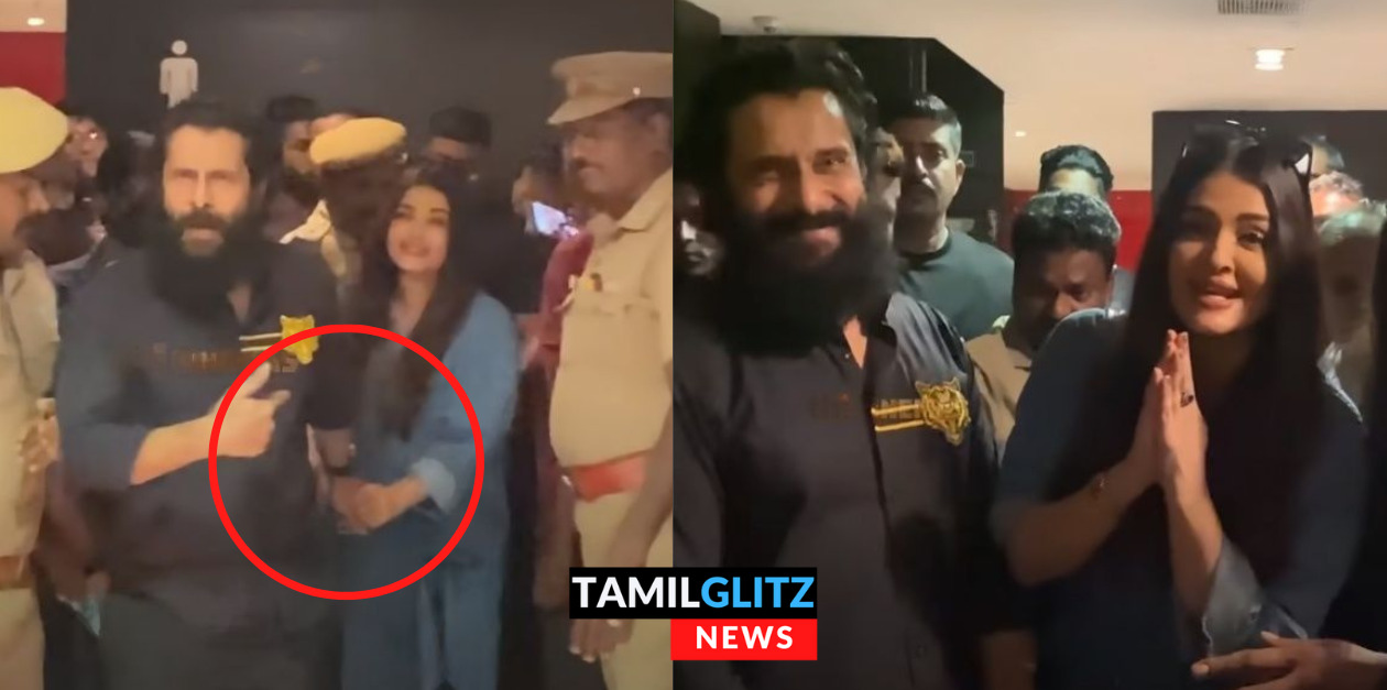 நந்தினி..ரசிகர்களுக்கு ஒரு flying kiss குடு.! ஐஸ்வர்யா ராயை அழைத்து வந்து சேட்டை செய்த சீயான் 141