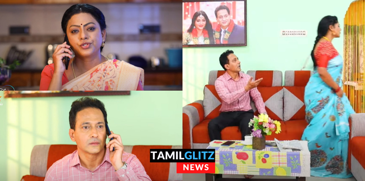 பாக்கியவுடன் போனில் பேசிக் கொண்டிருந்த கோபி.! செம்ம டென்ஷன் ஆகி எழுந்து சென்ற ராதிகா.! 143