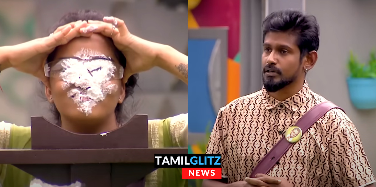 உன்கிட்ட பேசவே பயமா இருக்கு.! தனலட்சுமி மூஞ்சியில் கிரீமை பூசிய ADK.! 75