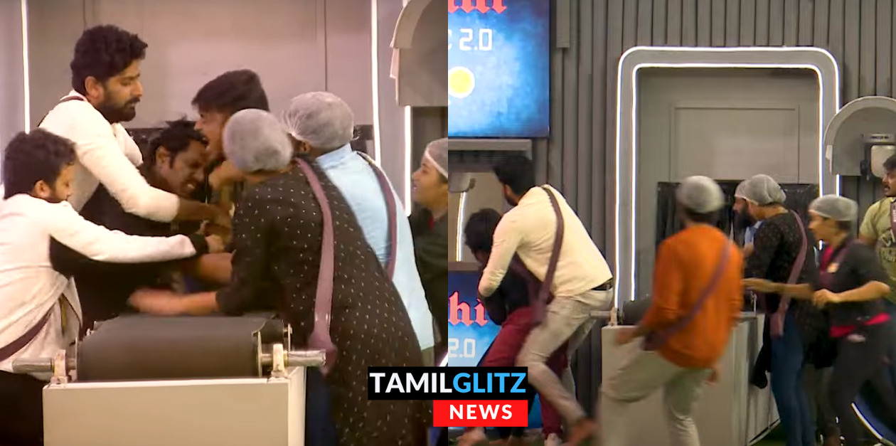வினையாக மாறிய விளையாட்டு.! கைகலப்பாக மாறிய டாஸ்க்.! பிக்பாஸ்ஸில் கடுமையான சண்டை.! 59