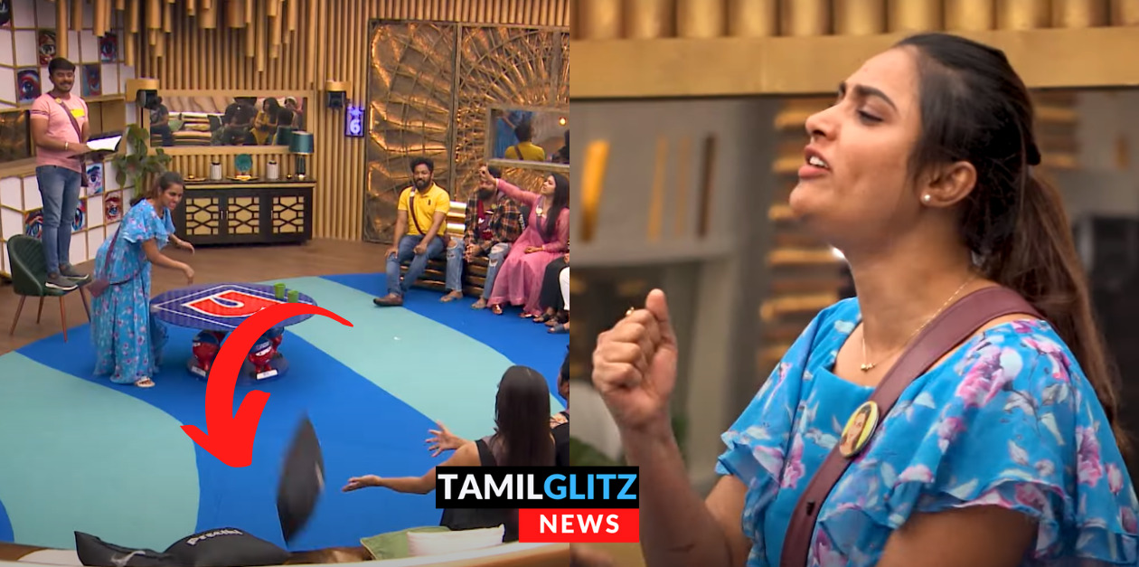 என் முதுகில் குத்துறாங்க.! கோபத்தில் ஷிவின் மீது தலையணையை தூக்கி எறிந்த மைனா.! 29
