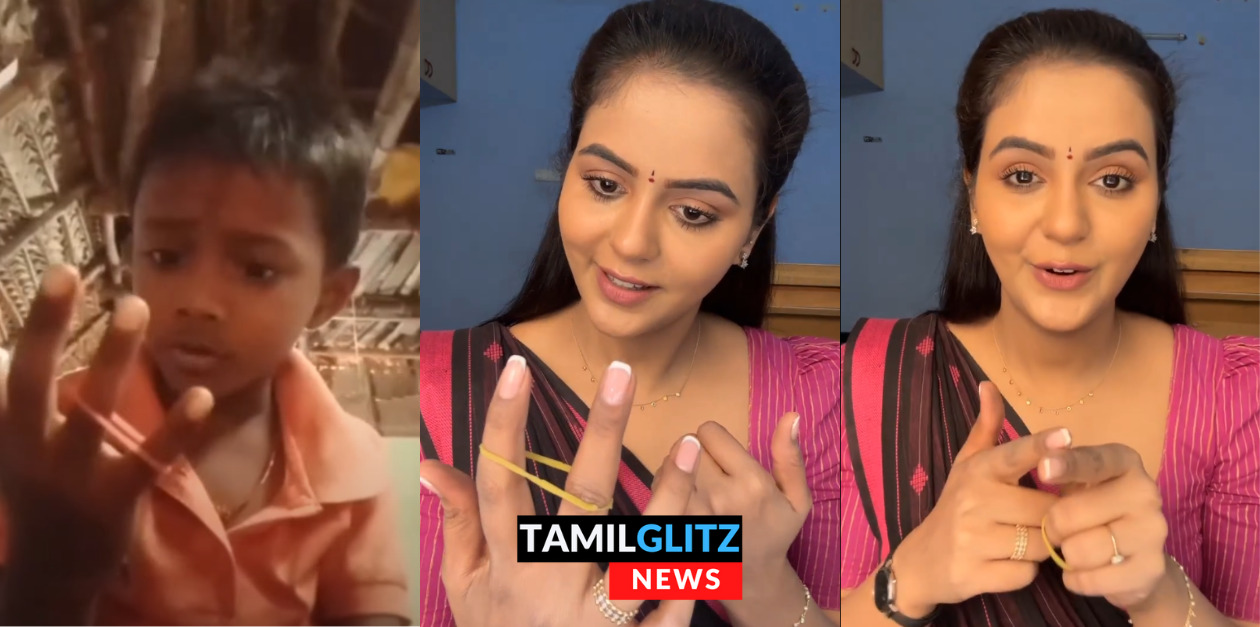 ஹே எப்புறா கைல வந்துட்டு.! வைரல் சிறுவன் போலவே Cute ஆக நடித்து காட்டிய சைத்ரா ரெட்டி.! 19