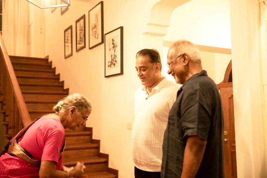 குடும்பத்துடன் பிறந்தநாளை சிறப்பாக கொண்டாடிய கமல்.! வெளியான அழகிய புகைப்படங்கள்.! 9