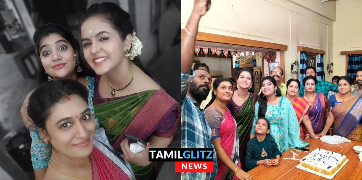 கயல் சீரியலில் இருந்து திடீரென விலகிய நடிகை.! கேக் வெட்டி வழியனுப்பிய டீம்.! வெளியான அழகிய புகைப்படங்கள் 19