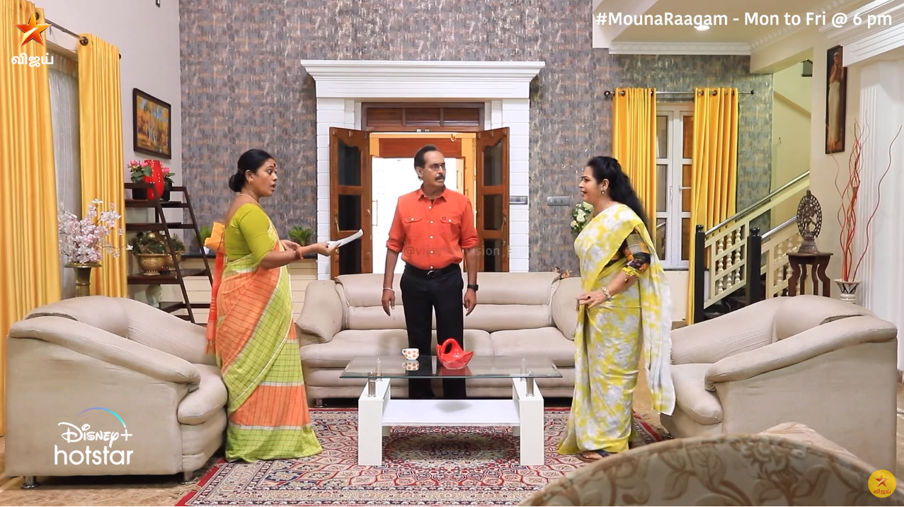 ஸ்ருதியின் DNA டெஸ்டை ருக்மணியிடம் குடுக்க போன சொர்ணம்.! பயந்து அலறிய விஸ்வநாதன்.! 3