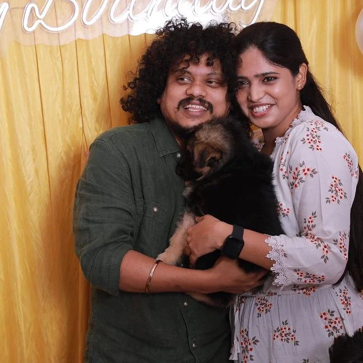 ஹாப்பி பர்த்டே புருஷா.! புகழ் பிறந்தநாளுக்கு நாய் குட்டி வாங்கி பரிசளித்த பென்சி 9