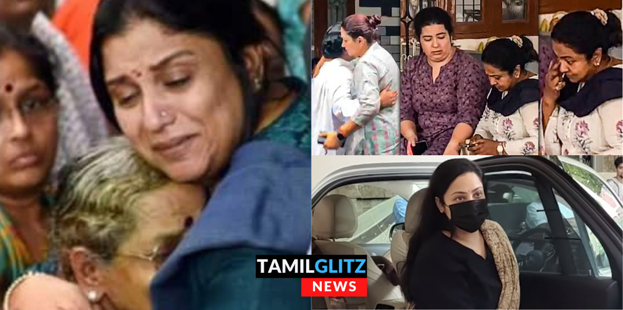 நடிகை ஸ்ரீப்ரியாவின் தாயார் இறப்பு.! ஓடி வந்து ஆறுதல் சொன்ன ராதிகா, குஷ்பூ, மீனா.! 79