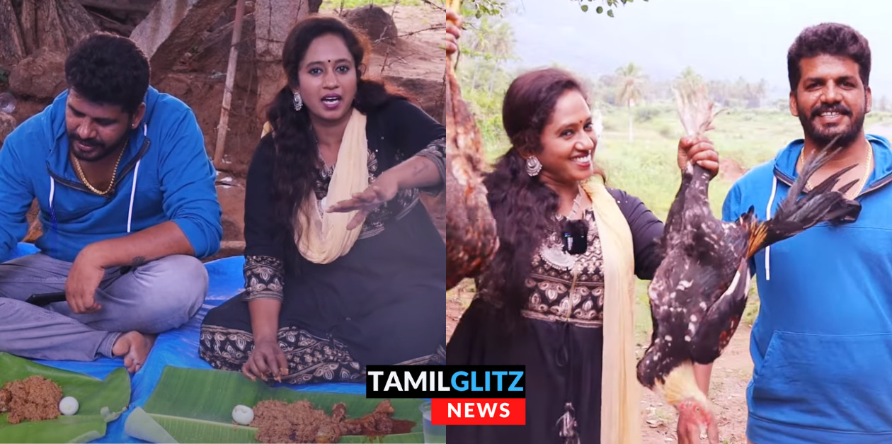 நடுக்காட்டில் வைத்து நாட்டுக் கோழி அடித்து பிரியாணி, சிக்கன் சுக்கா செய்த தாமரை.! 125