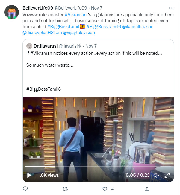 யோவ் கருத்து கந்தசாமி.! அடிப்படை அறிவு கூட இல்ல? விக்ரமன் செயலுக்கு எதிராக கொந்தளிக்கும் நெட்டிசன்கள். 11
