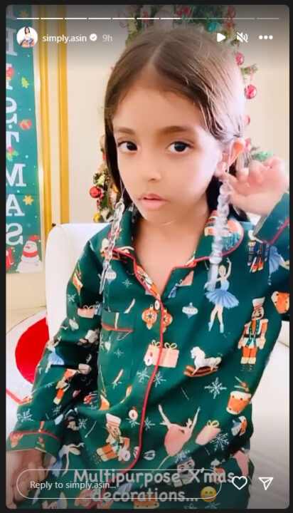 நம்ம அசின் மகளா இது? இவளோ நல்லா வளந்துட்டாங்களே.! மகளின் புகைப்படங்களை வெளியிட்ட அசின்.! 5