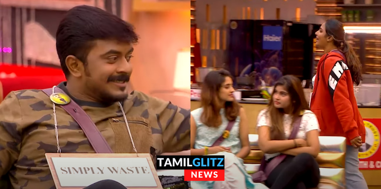 சிம்ப்ளி வேஸ்ட் என்று சொல்லி அசீம், மைனாவை பங்கம் செய்த பிக்பாஸ்.! கடுப்பான மைனா 77