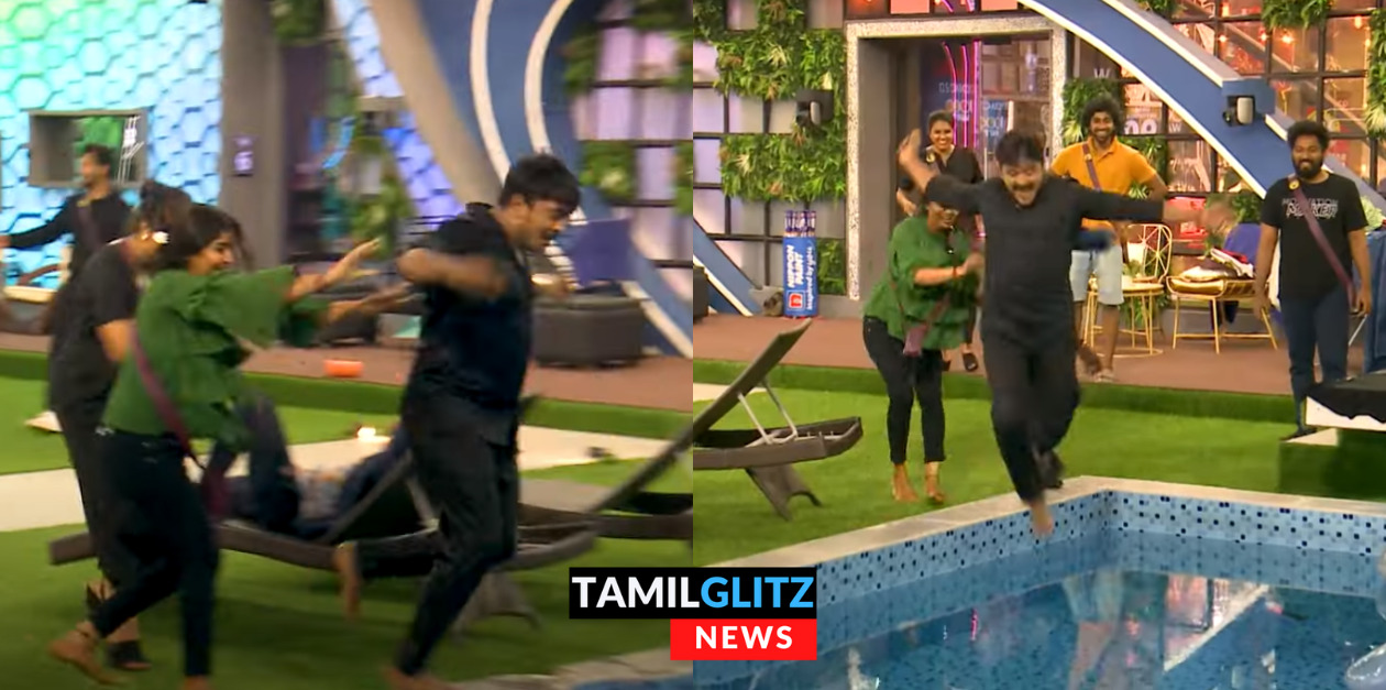 பஸ்ஸ்ர் அடிக்கும் போதெல்லாம் அசீமை நீச்சல் குளத்தில் தள்ளி விட வேண்டும்.! கதற விடும் பிக்பாஸ்.! 107