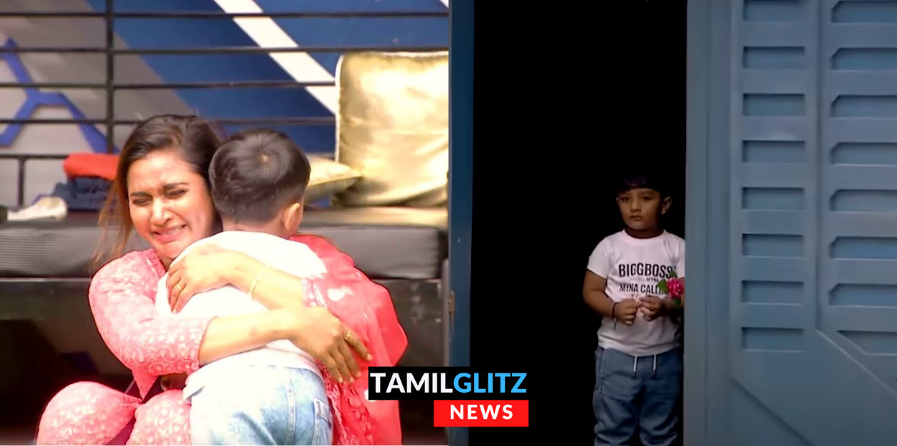 பிக்பாஸ் வீட்டிற்குள் வந்த மைனா மகன்.! மகனை பார்த்தவுடன் கதறி அழுத மைனா.! 121