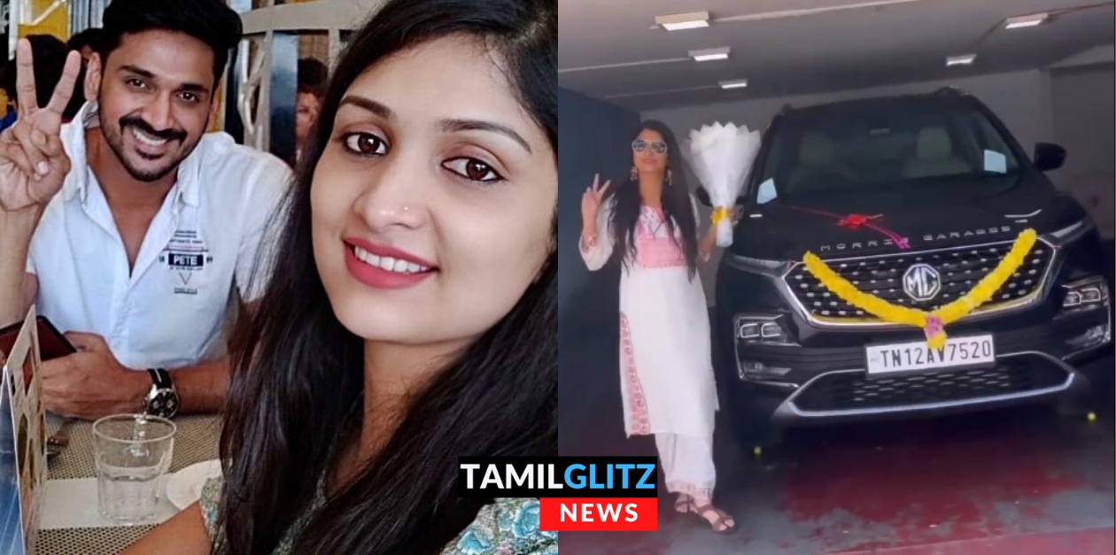 வளைகாப்பு முடிந்த கையயோடு உயர் ரக சொகுசு காரை வாங்கிய செவ்வந்தி சீரியல் நடிகை திவ்யா.! 75