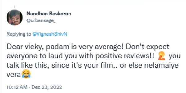 Comment-ல் வன்மத்தை கொட்டுகிறார்கள்.! மனைவிக்காக ட்விட்டரில் விக்னேஷ் சிவன் போட்ட பதிவு.! 3