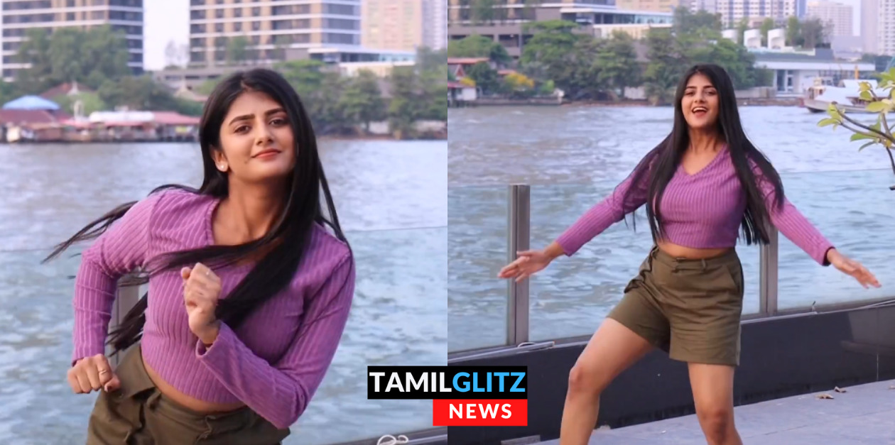 நடுக்கடலில் படகில் நின்று கொண்டு செம்ம குத்தாட்டம் போட்ட விஜய் டிவி கேப்ரியல்லா.! 7