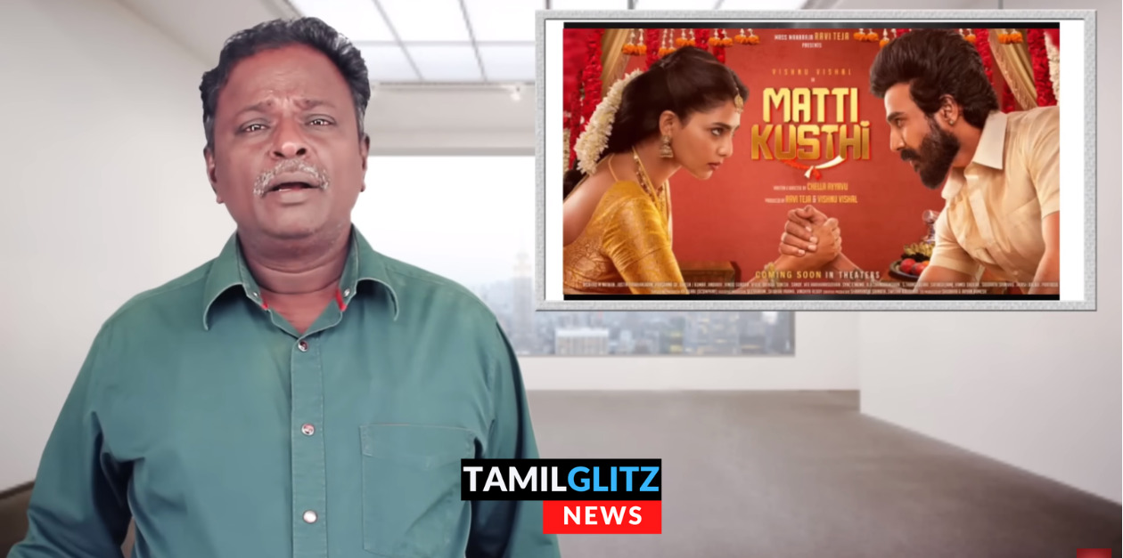 படம் நல்லா இருக்கு.! குடும்பத்தோட போய் பாக்கலாம்.! கட்டா குஸ்தி படத்துக்கு பாசிட்டிவ் விமர்சனம் சொன்ன ப்ளூ சட்டை.! 99